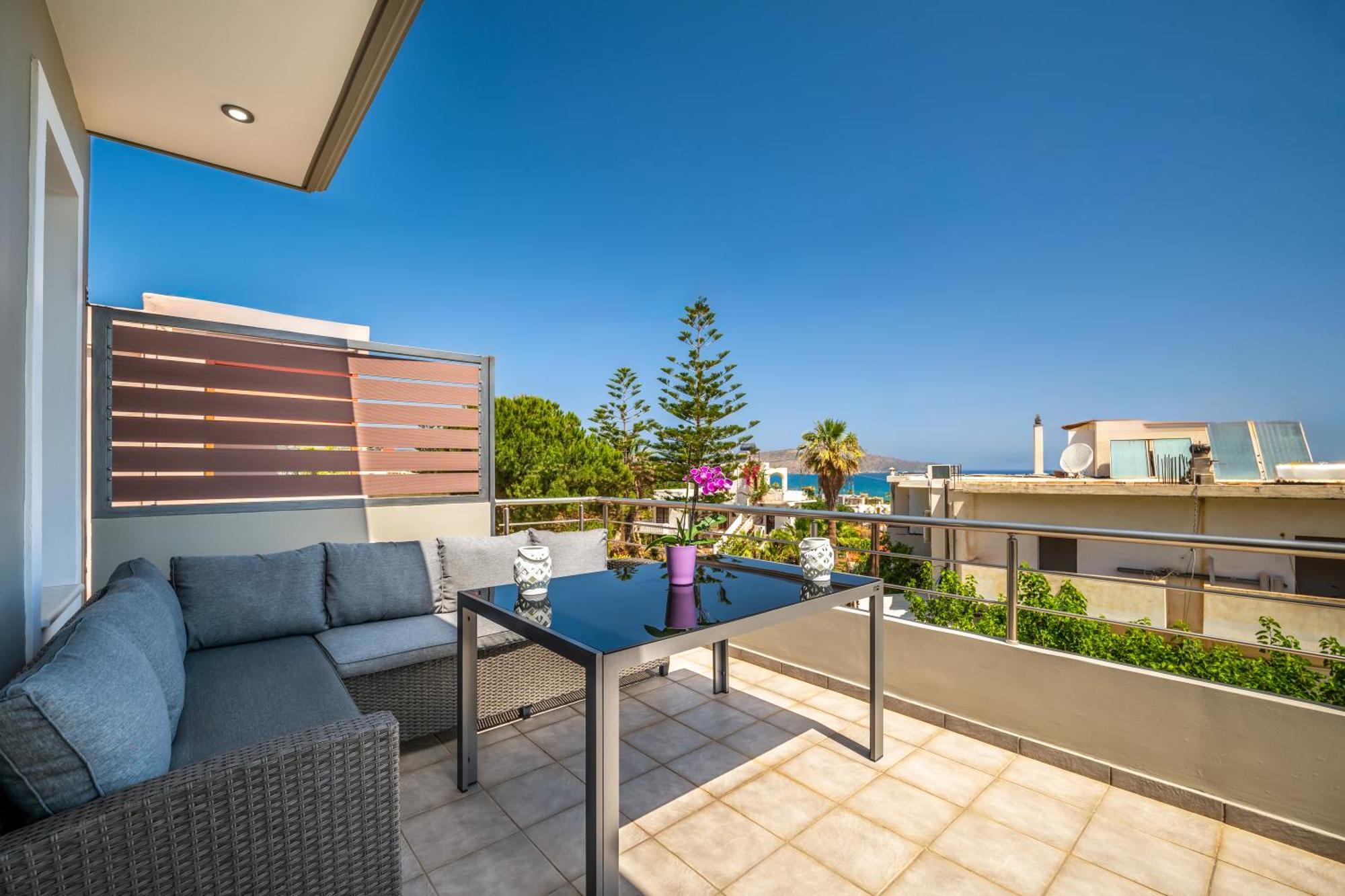 Aria Sea View, Chania Stalós Exterior foto