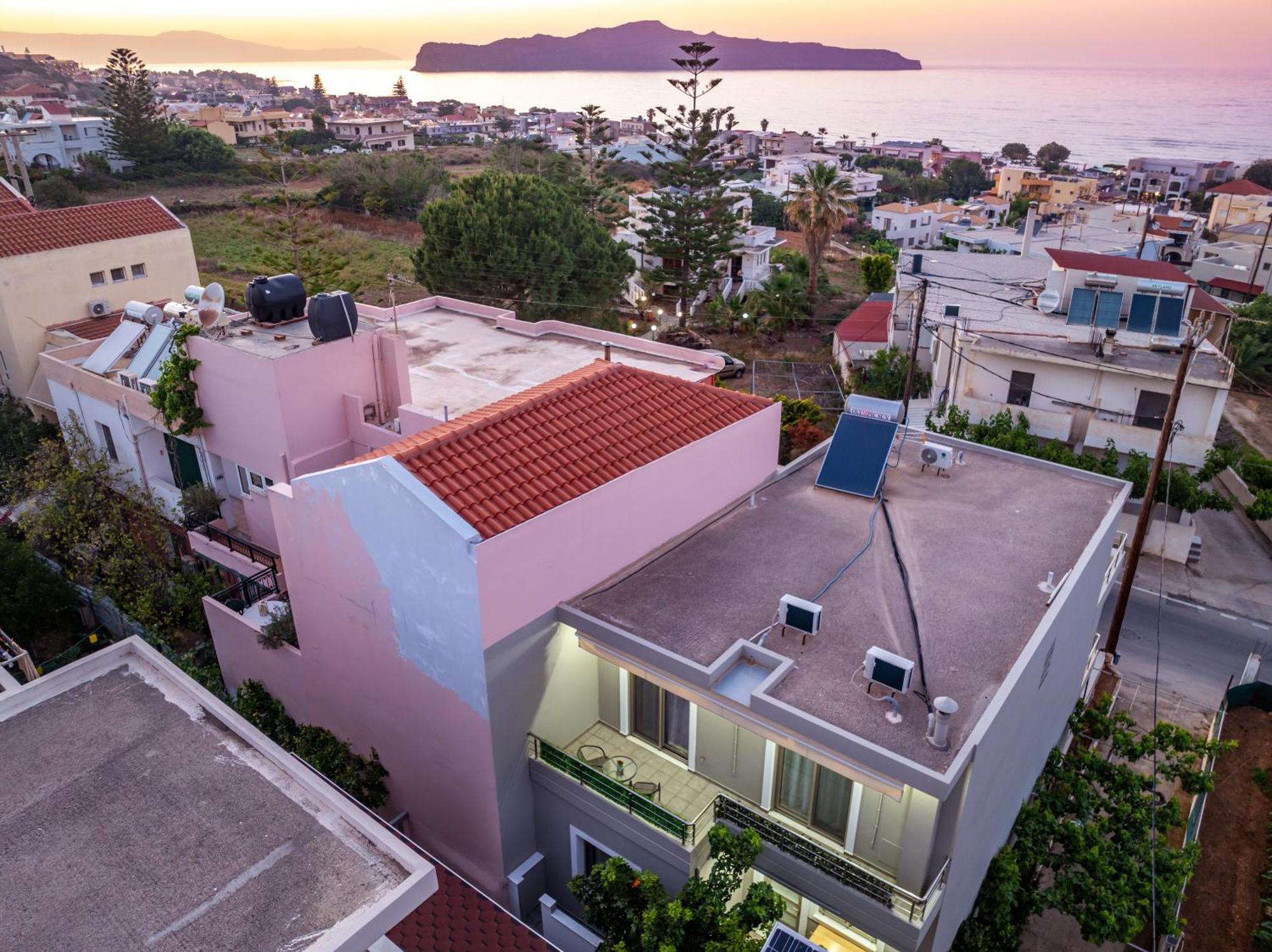 Aria Sea View, Chania Stalós Exterior foto